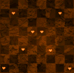 Orange Hearts 2 Myspace Layout